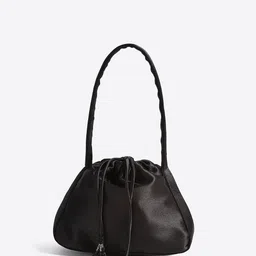 DressBerry Black Satin Drawstring Cocktail Party Hand Bag for women-picture-33