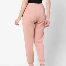 Sweet Dreams Sepia Pink Mid Rise Sports Track Pants image 2