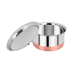 ACQUA SHINE Silver Copper Bottom Stainless Steel 19 cm Tope With Lid (1500 ml) - Set of 1-picture-19