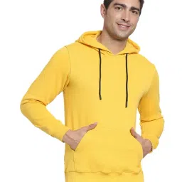 Bewakoof Yellow Regular Fit Hooded Sweatshirt-picture-32