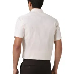 Van Heusen Beige Cotton Regular Fit Checks Shirt image 2