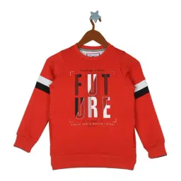 Monte Carlo Kids Red Printed Sweatshirt-image-79