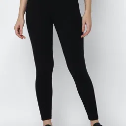 Solly by Allen Solly Black Mid Rise Tights-image-39