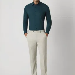 Van Heusen Green Slim Fit Shirt image 4