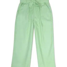 United Colors of Benetton Kids Green Cotton Trousers-picture-21
