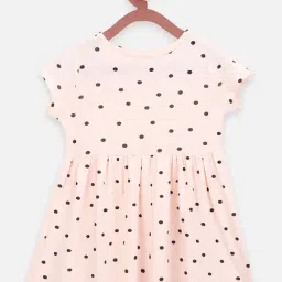 LilPicks Kids White & Black Cotton Printed Dress-picture-11