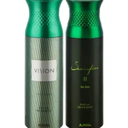 Ajmal Sacrifice II & Vision Deodorant Gift Set for Men-image-7