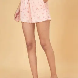Dreamz by Pantaloons Pink Printed Shorts image 3