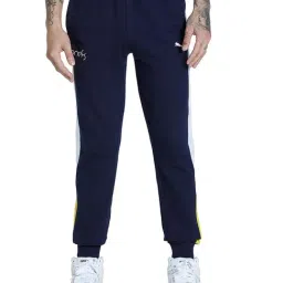 Puma Blue Cotton Slim Fit Printed Sports Joggers-picture-27