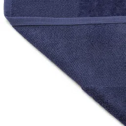 Pure Home and Living Blue Cotton Sheared Bath Towel image 5