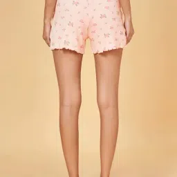 Dreamz by Pantaloons Pink Printed Shorts image 2