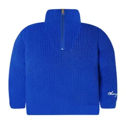 Cherry Crumble By Nitt Hyman Unisex Blue Self Design Cotton Regular Fit Sweater image 5