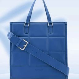 Fastrack Blue Faux Leather Quilted Handbag-picture-28