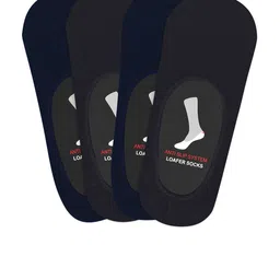 Balenzia Men Pack of 4 Anti-Slip Loafer Shoeliner Socks-image-65