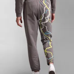 Kazo Grey Regular Fit Unisex Joggers image 2