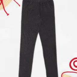 Pantaloons Junior Girls Jet Black Jeggings-image-60