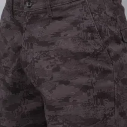 Cantabil Grey Regular Fit Printed Shorts image 5