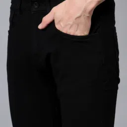 Cantabil Black Regular Fit Jeans image 5