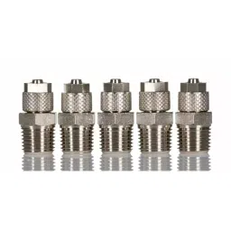 RS PRO Straight Threaded Adaptor R 1/8 Male to Push In 6 mm Threaded-to-Tube, 2993932 image 4