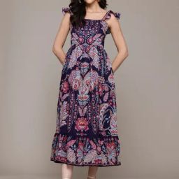 Label Ritu Kumar Navy Alba Long Dress-picture-38
