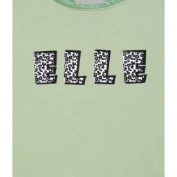 Elle Kids Olive Printed T-Shirt image 3