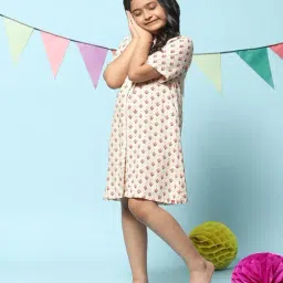 Biba Girls Ivory Sleepwear Dress image 3