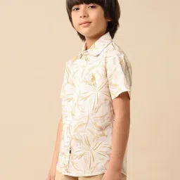 U.S. Polo Assn. Boys Yellow Cotton Printed Shirt-picture-37