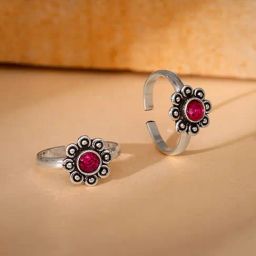 GIVA 925 Sterling Silver Toe-Rings for Women-picture-19