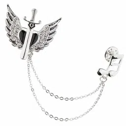 Curren Silver-Toned Plated Alloy Brooch-picture-26