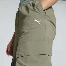 Puma Green Relaxed Fit Cargos image 4