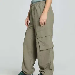 Puma Green Relaxed Fit Cargos image 2