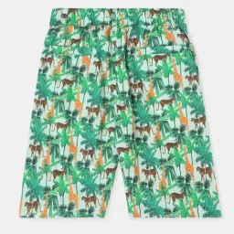 Allen Solly Boys Green Cotton Printed Shirt image 5