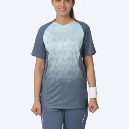 Flx by Decathlon Storm Grey Print Cricket Polo-image-45