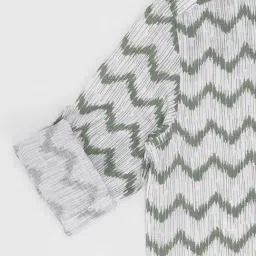 Pantaloons Junior Boys Elm Green Printed Shirt image 4