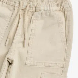 HOP Kids by Westside Beige Relaxed-Fit Mid-Rise Jeans image 3