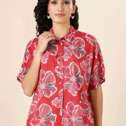Akkriti by Pantaloons Pink Printed Shirt-picture-37