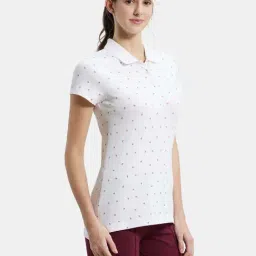 Jockey White Printed Polo T-Shirt - UL34 (Prints May Vary)-image-41