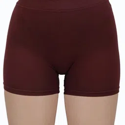 Amul Comfy Pack of 3 Plain/Solid Multicolor Outer Elastic Skirt Shorts-picture-23