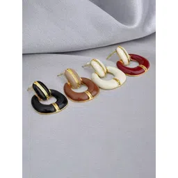 CORSICA Oval Shaped Drop Earrings-picture-40