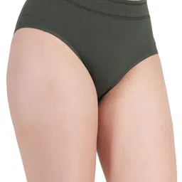 SHAPYFIT Full Coverage High Rise Hipster Brief HR1_P1-XL-DGRN image 3