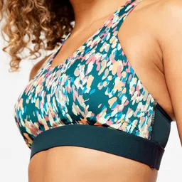 Domyos By Decathlon Full Coverage Lightly Padded Workout Bra image 4