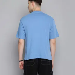 R.Code by The Roadster Life Co. Men Typography Printed Pockets T-shirt image 3
