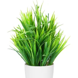 Dekorly Green Plastic Artificial Flowers & Plants With Pot image 4