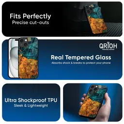 QRIOH Typography Printed iPhone 13 Back Case Mobile Accessories image 5