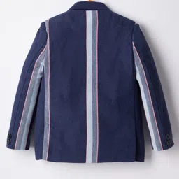 Noddy Full Sleeves Striped Blazer - Navy Blue image 2