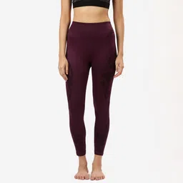 domyos 7/8 Seamless Dynamic Yoga Leggings image 5
