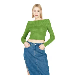 Cover Story Green Regular Fit Pullover-picture-36