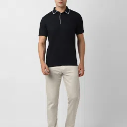 Van Heusen Navy Regular Fit Polo T-Shirt image 5