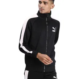 Puma Iconic T7 Black Regular Fit Sports Jacket-picture-24