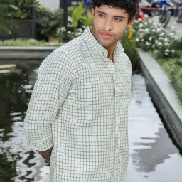 Perch Green Checks Shirt image 3